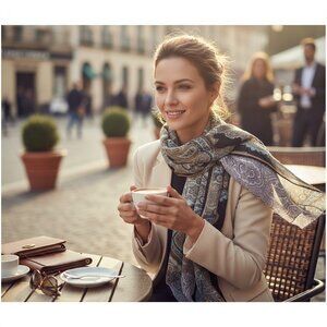 Cynthia Rowley foulard léger femme 100% polyester